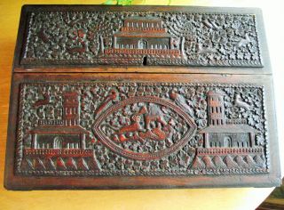 Antique Anglo Indian Box/slope photo