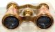 Vintage Compact Binoculars/ Opera Glasses Rainbow Abalone Mother Pearl La Monte Optical photo 1