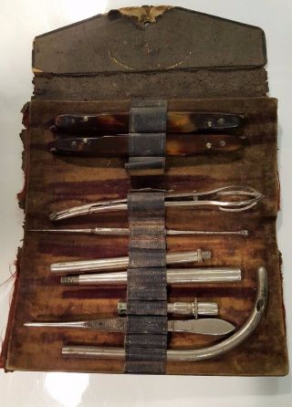 Antique Pocket Surgical Instruments Marked 