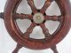 Antique Salvaged Trojan Helm Wheel Vintage Yacht Wheel Ship Wheel 19.  