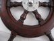 Antique Salvaged Trojan Helm Wheel Vintage Yacht Wheel Ship Wheel 19.  