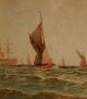 Antique 19thc Thomas B Hardy Sailboat Maritime Seascape Watercolor Painting Other Maritime Antiques photo 2