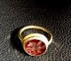 Fine Roman Wearable Gold Ring With Intaglio: Circa 2nd - 3rd Cent.  Authentic Roman photo 3