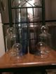 Vintage Glass Apothecary Jars - (4) Drugstore Candy Display - Blue / Purple Jar Bottles & Jars photo 9