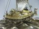 Silver960 The Japanese Treasure Ship.  93g/ 3.  28oz.  Takehiko ' S Work. Other Antique Sterling Silver photo 6