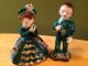 Vintage Victorian Boy Girl Victorian Couple Swooning Couple Japan Adorable Figurines photo 5