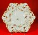 Porcelain Tielsch Co Fruit Reticulated Dish Gold Trim Germany 1850 - 1899 Plates & Chargers photo 1