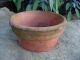 3 Old Vintage Terracotta Bulb Bowl Plant Pots 7 