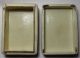 Antique Chinese Cinnabar Box White & Red 2 Color Decoration Old Boxes photo 3