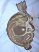 Antique / Vintage Oriental Bronze Poseidon,  Neptune Or Zeus Face Mask Heavy Pacific Islands & Oceania photo 2