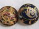 Antique Vintage French Assortment Of Cloisonne Champleve Enamel 6 Sewing Buttons Buttons photo 1
