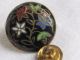 Antique Vintage French Assortment Of Cloisonne Champleve Enamel 6 Sewing Buttons Buttons photo 3