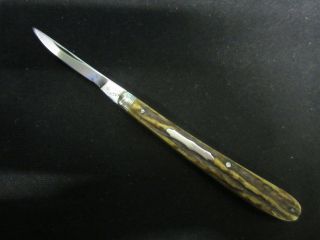 Absolutely Victorian,  Stag Horn & Silver,  Seam Or Quill Knife C1870 photo