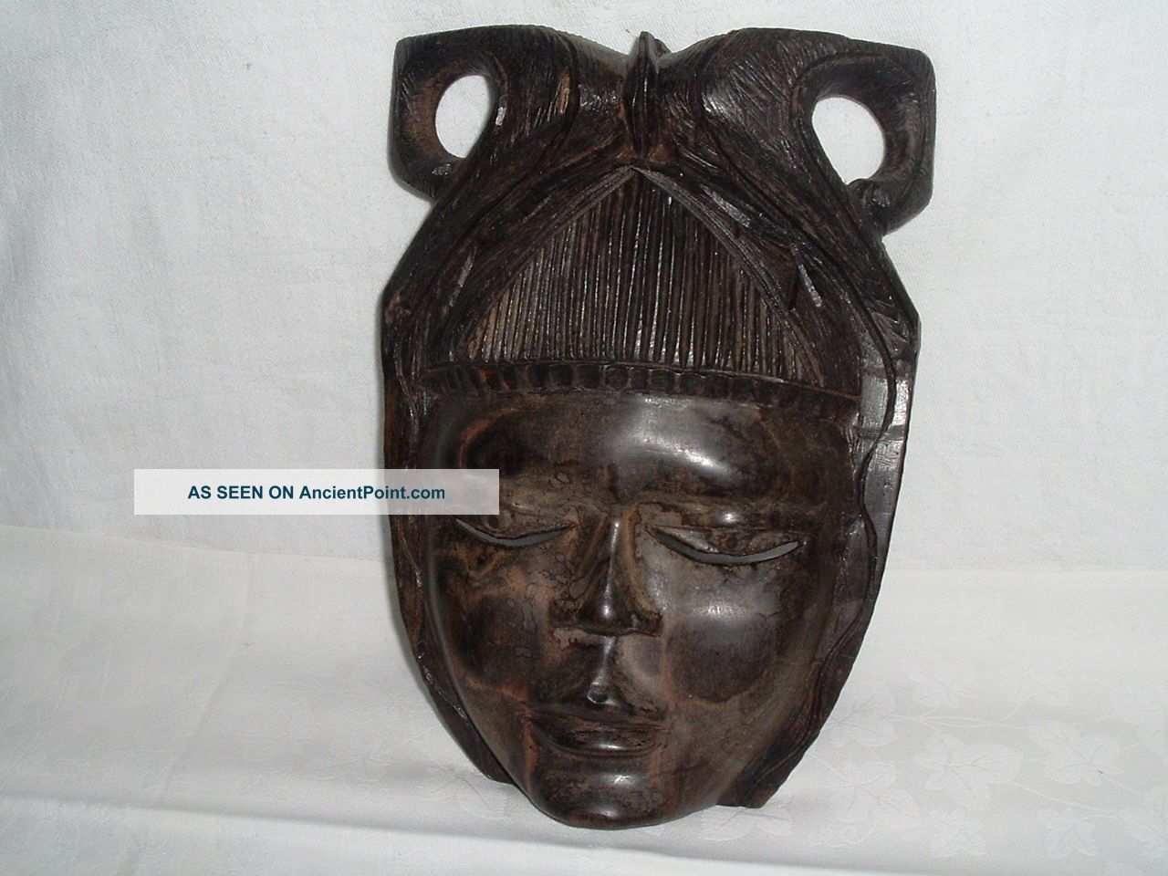 Wooden Carved African Tribal Mask Other African Antiques photo
