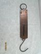 Antique Brass C Forschner 24 Lb.  Spring Hanging Scale Heavy Duty Rare Scales photo 4