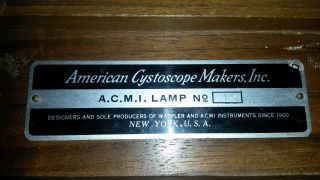 American Cystoscope Makers Inc No 19 Wappler Acmi Ny Kit Cystoscope Endoscopy photo