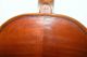 Old Antique 4/4 Italian Violin Label Pedrazzini Cond Exl Sound String photo 3