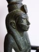 Goddess Isis Nursing Her Son Horus In Bronze Ptolemaic Period 305 Bc To 30 Bc Egyptian photo 2