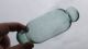 Japanese Rolling Pin Glass Float W/ Mark On Seal Button Fishing Nets & Floats photo 1
