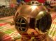 Brass Copper Nautical Maritime Rolex Clock Seadweller Scuba Divers Helmet Quartz Clocks photo 9