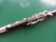 Old Antique Wooden Ebony German Style 13 - Key Flute,  Stowasser Budapest,  Hungary Wind photo 2