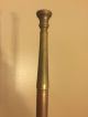 Antique English Fox Hunting Horn Instrument 118cm Copper & Brass Patina Other Antique Instruments photo 5
