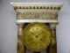 19th Century French Marble 8 Day Chime Portico Clock.  Good Clocks photo 3