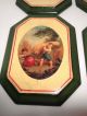 Vintage Florentia Wooden Wall Plaques Hand Made In Italy 1692 Four Seasons Other Antique Woodenware photo 1
