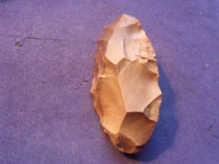 1,  Large (6,  Inches) Flint Celt From The Sahara Neolithic,  Thick,  Heavy photo