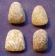 4 Medium Sized Hard Stone Celts From The Sahara Neolithic Neolithic & Paleolithic photo 1