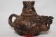 Exquisite Chinese Old Rock Stone Hand Carved Dragons Teapot Teapots photo 2