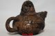 Exquisite Chinese Old Rock Stone Hand Carved Dragons Teapot Teapots photo 4