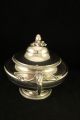 Antique Christofle Silver - Plate Pomegranate Finial Tureen Double Handle Bowl Tea/Coffee Pots & Sets photo 2