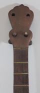 Unique Small Size Antique 5 - String Banjo Rosewood Resonator,  Circa 1900 Nr String photo 1