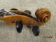 Antique Violin W/ Case And Bow For Restoration Or Parts String photo 1