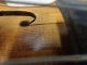 Antique Violin W/ Case And Bow For Restoration Or Parts String photo 4
