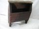Antique Folk Art Blacking Box Shoe Shine Kit Stand Bench Folk Art Tole Painted Unknown photo 2