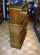 Antique Globe Wernicke Barrister Bookcase - Tiger Oak With Bottom Drawer 1900-1950 photo 7