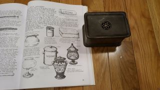 Rare Style Antique Pewter Medical Leech Jar/cage/carrier.  Civil War Era. photo
