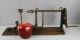 Estate - Antique 19thc Primitive Iron Apple Peeler Contraption Mounted On Wood Primitives photo 2