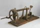 Estate - Antique 19thc Primitive Iron Apple Peeler Contraption Mounted On Wood Primitives photo 4