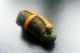 Ancient Near Eastern Blue Tear Drop Pendant Bead With Banding C 100 Ad To 642 Ad Near Eastern photo 3