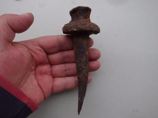 Roman Iron Nail,  2000 Year Old Relics,  Were To Fixed To The Cross - Crucifixion photo