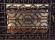 Antique Ornate Heat Register Cast Iron Black Wall Grate Vent Fits 9 