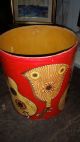 Fornasetti Paper Basket 1950 ' S Rare Found - Hand Painted Other Antiquities photo 1