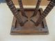 Antique Tiger Oak Salesman Sample (?) Or Child Size Parlor Table Ball & Claw Feet 1800-1899 photo 5