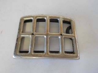 Pot Belly Stove Door Chrome Grille photo