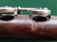 Old Antique Wooden Ebony French Cabart Boehm Flute,  Flute Ancienne Wind photo 5