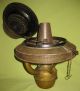 Antique England 1880 Ship Brass Oil Lamp Lamps & Lighting photo 4