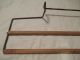 Antique 1910 - 20 ' S Steel Wire&wooden Spindle Bath Tub Kitchen Sink Towel Dry Rack Other Antique Home & Hearth photo 1